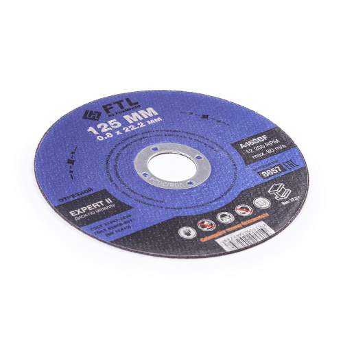 Круг отрезной по металлу FTL Expert II 125 х 0,8 х 22,2 мм A46SBF по ценам производителя в Уфе с доставкой по всей России