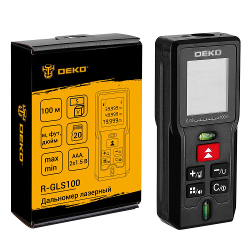 Дальномер лазерный DEKO R-GLS100 по ценам производителя в Уфе с доставкой по всей России