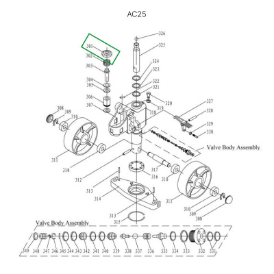 Крышка пружины для гидравлических тележек AC25 по ценам производителя в Уфе с доставкой по всей России