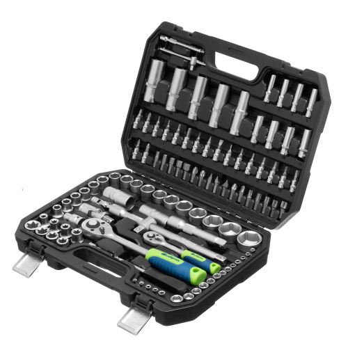 Набор инструментов, 1/2", 1/4", 108 предметов// Сибртех по ценам производителя в Уфе с доставкой по всей России