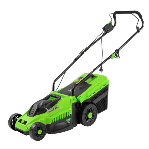 Газонокосилка электрическая L1500, 1500 Вт, ширина 33 см, 5 уровней, пластиковый травосборник 35 л Сибртех по ценам производителя в Уфе с доставкой по всей России