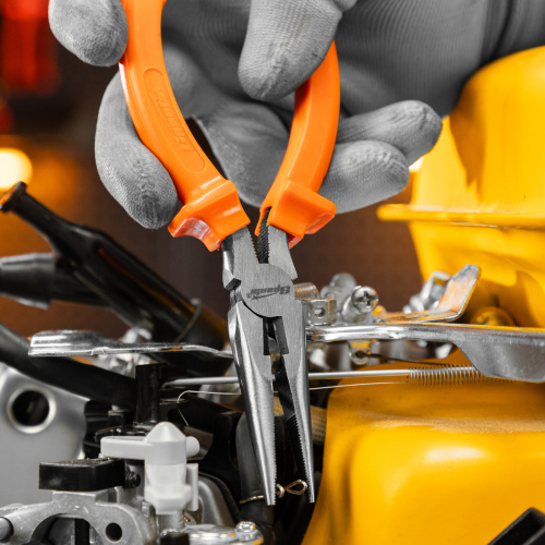 Длинногубцы прямые Classic, 160 мм, шлифованные, пластмассовые рукоятки Sparta по ценам производителя в Уфе с доставкой по всей России