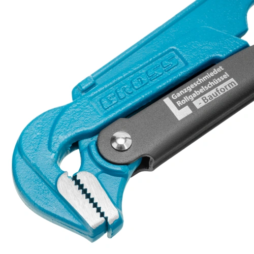 Ключ трубный рычажный 1.5, №2, цельнокованый, CrV, тип "L" Gross по ценам производителя в Уфе с доставкой по всей России