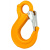 Крюк с проушиной и защелкой 2 т, размер 7/8 - 8 по ценам производителя в Уфе с доставкой по всей России