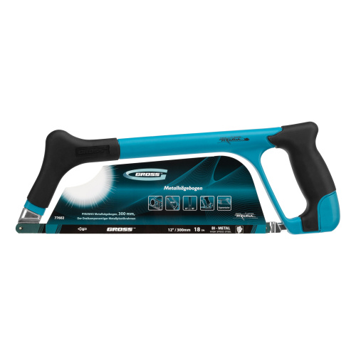 Ножовка по металлу "Piranha", 300 мм, трехкомпонентная металлопластиковая рамка Gross по ценам производителя в Уфе с доставкой по всей России