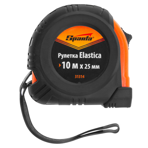 Рулетка Elastica,10 м х 25 мм,обрезиненный корпус Sparta по ценам производителя в Уфе с доставкой по всей России