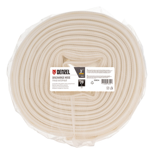 Рукав напорный DH-80, диаметр 3", длина 20 м Denzel по ценам производителя в Уфе с доставкой по всей России