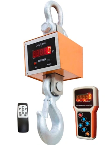 Весы крановые ВЭК-20000 с дублированием показаний на пульт по ценам производителя в Уфе с доставкой по всей России