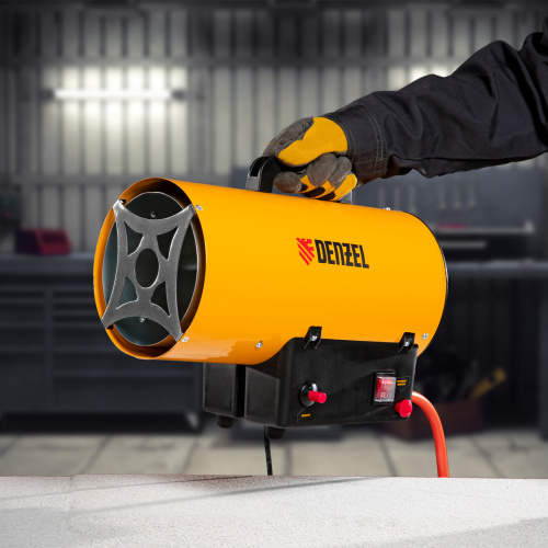 Газовая тепловая пушка GHG-10, 10 кВт, 300 м3/ч, пропан-бутан Denzel по ценам производителя в Уфе с доставкой по всей России