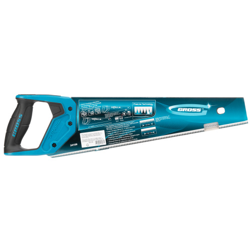 Ножовка по дереву "Piranha", 400 мм, 7-8 TPI, зуб-3D, каленый зуб, двухкомпонентная рукоятка Gross по ценам производителя в Уфе с доставкой по всей России