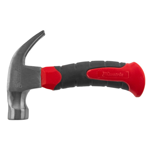 Молоток-гвоздодер мини, боек с магнитом, фибергласовая двухкомпонентная рукоятка, 250 г Matrix по ценам производителя в Уфе с доставкой по всей России