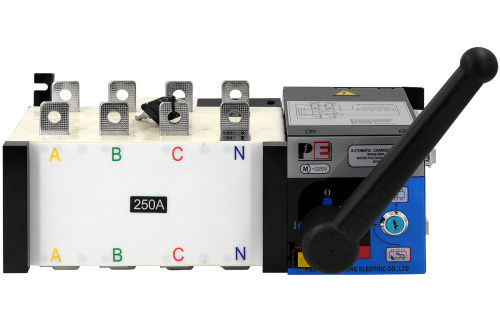 Реверсивный рубильник АВР (устройство автоматического ввода резерва) SHIQ5-250 4P купить в Москве с доставкой по всей России | ProtosMarket.ru