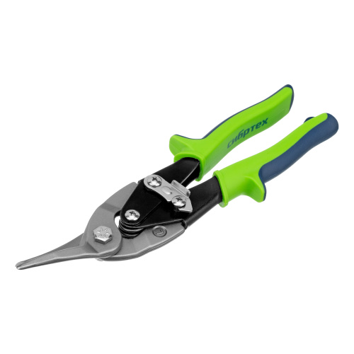 Ножницы по металлу, 250 мм, левый рез, сталь С55, двухкомпонентные рукоятки СИБРТЕХ по ценам производителя в Уфе с доставкой по всей России