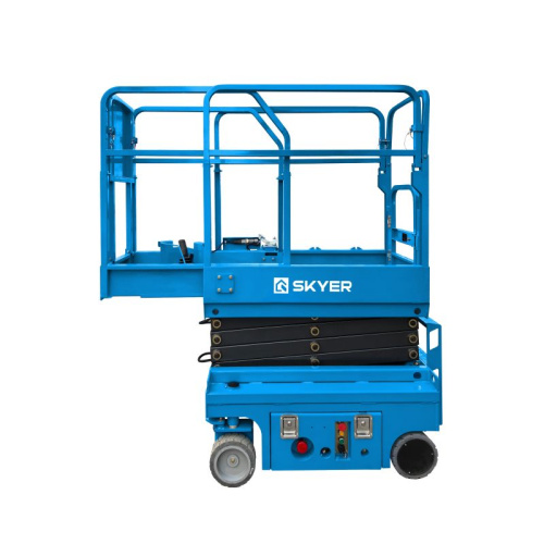 Самоходный ножничный подъемник SKYER PL0624 с выдвижной платформой (узкая база) по ценам производителя в Уфе с доставкой по всей России