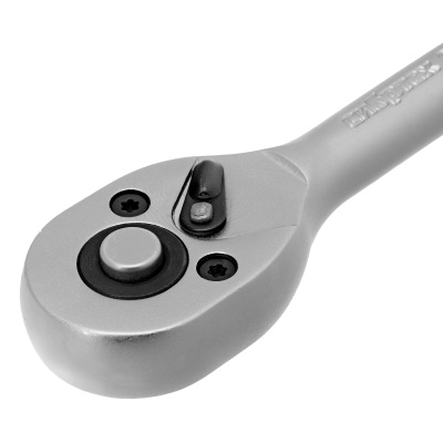 Ключ-трещотка 1/4", 45 зубьев, с быстрым сбросом, матовый хром Сибртех по ценам производителя в Уфе с доставкой по всей России