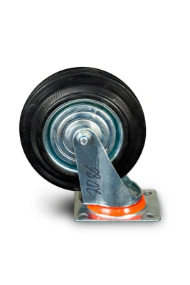 Колесо поворотное резина SC 80 200 мм (Y) по ценам производителя в Уфе с доставкой по всей России