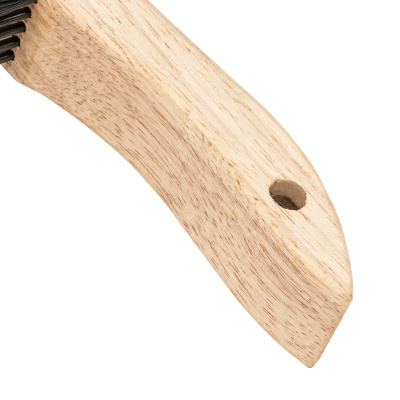 Щетка зачистная пятирядная, закаленная прямая проволока с деревянной ручкой Сибртех по ценам производителя в Уфе с доставкой по всей России