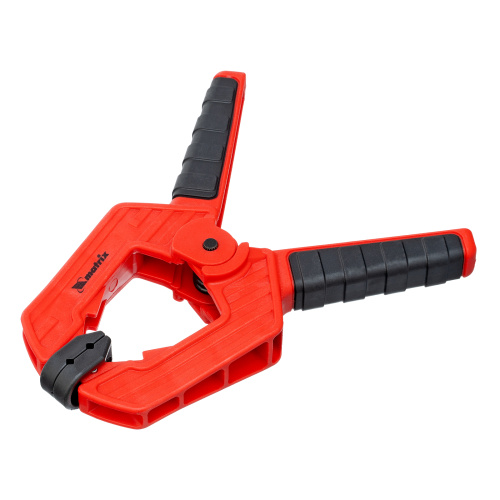 Струбцина клещеобразная 3, усиленная, пластиковый корпус, двухкомпонентные рукоятки, 75 мм Matrix по ценам производителя в Уфе с доставкой по всей России