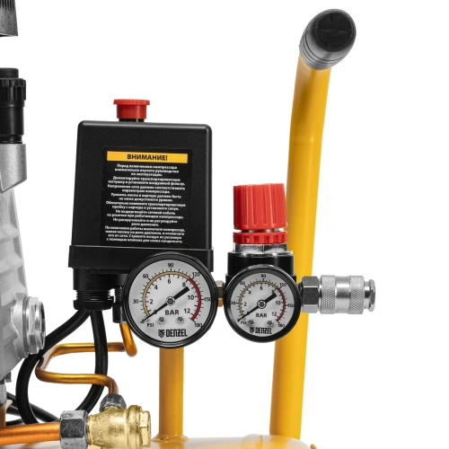 Компрессор воздушный, прямой привод DC1500/50, 1.5 кВт, 50 литров, 220 л/мин Denzel по ценам производителя в Уфе с доставкой по всей России