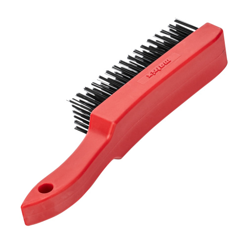 Щетка зачистная шестирядная, закаленная прямая проволока с пластиковой ручкой Matrix по ценам производителя в Уфе с доставкой по всей России