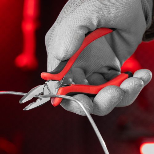 Плоскогубцы Mini, 130 мм, никелированные, авторазжим, двухкомпонентные рукоятки Matrix по ценам производителя в Уфе с доставкой по всей России