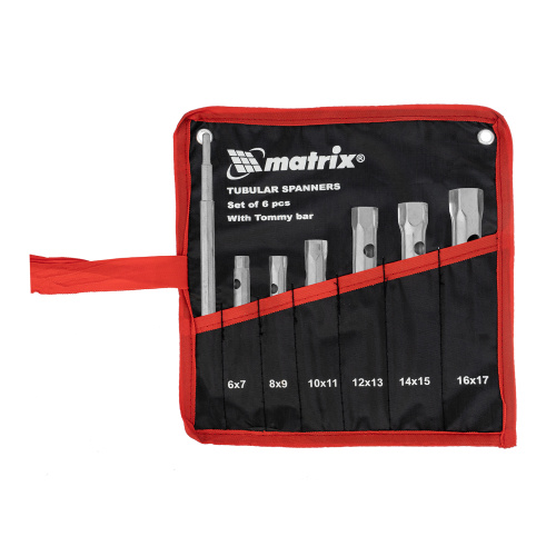 Набор ключей трубчатых торцевых 7 предметов Matrix по ценам производителя в Уфе с доставкой по всей России