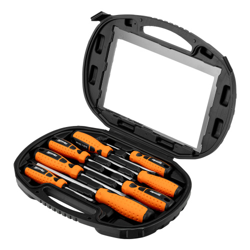 Набор отверток, СrV, в пластмассовом боксе, 8 шт, Sparta по ценам производителя в Уфе с доставкой по всей России