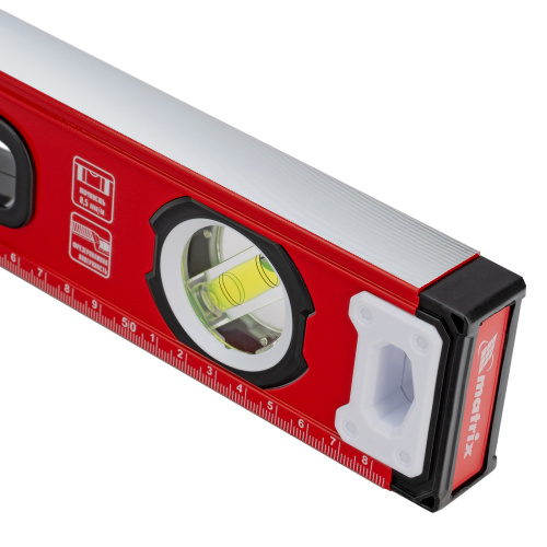 Уровень алюминиевый, фрезерованный, 3 глазка, рукоятки, 600 мм Matrix по ценам производителя в Уфе с доставкой по всей России