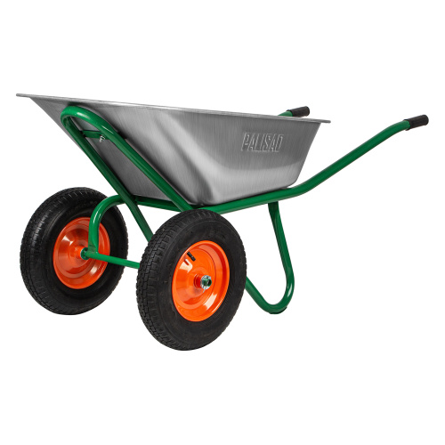 Тачка садово-строительная, 2-х колесная, усиленная, грузоподъемность 320 кг, объем 100 л Palisad по ценам производителя в Уфе с доставкой по всей России