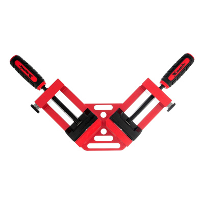 Струбцина угловая, быстрозажимная, 65/65 мм, двухкомпонентные обрезиненные рукоятки Matrix по ценам производителя в Уфе с доставкой по всей России