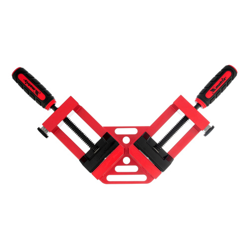 Струбцина угловая, быстрозажимная, 65/65 мм, двухкомпонентные обрезиненные рукоятки Matrix по ценам производителя в Уфе с доставкой по всей России