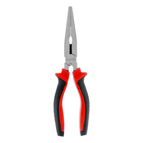 Длинногубцы прямые, 200 мм, хром-ванадий, двухкомпонентные рукоятки Matrix по ценам производителя в Уфе с доставкой по всей России