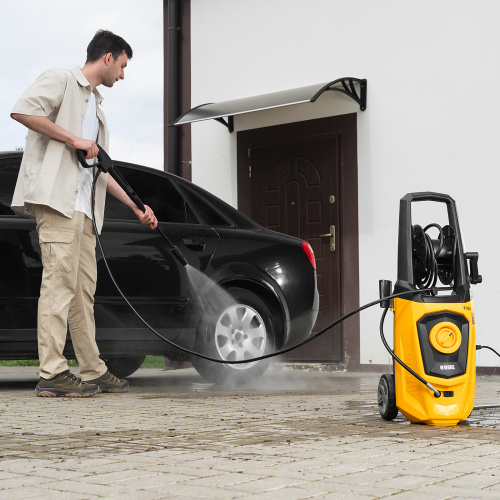 Моечная машина высокого давления R-170D, 2000 Вт, 170 бар, 360 л/ч, с барабаном Denzel по ценам производителя в Уфе с доставкой по всей России