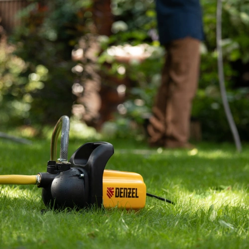 Садовый поверхностный насос GP 600, 600 Вт, 3000 л/ч, подъем 35 м, пластик Denzel по ценам производителя в Уфе с доставкой по всей России