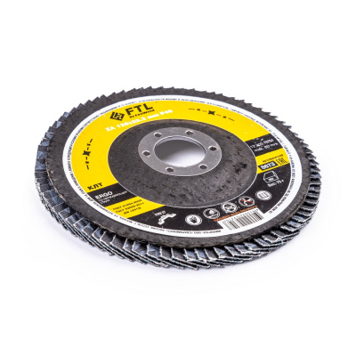 Круг лепестковый для шлифования по нержавеющей стали FTL Ergo цирконий 27 125 х 22,2 мм P40 по ценам производителя в Уфе с доставкой по всей России