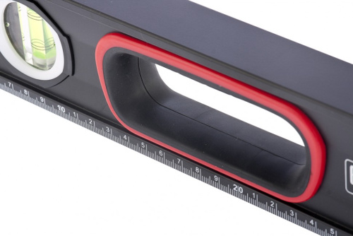 Уровень алюминиевый, усиленный, фрезерованный, 3 глазка, двухкомпонентные рукоятки, 1200 мм Matrix по ценам производителя в Уфе с доставкой по всей России