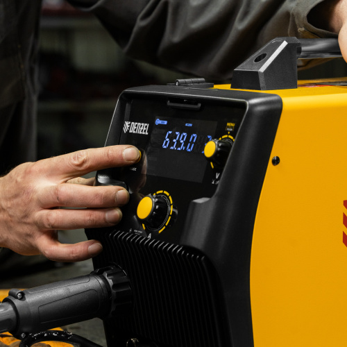 Аппарат инвертор. полуавтомат. cварки IMIG-205SDR, 200 А, ПВ 60%, катушка 5 кг Denzel по ценам производителя в Уфе с доставкой по всей России