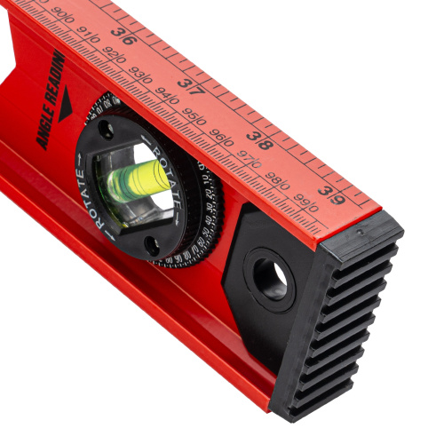 Уровень алюминиевый "Рельс", 1000 мм, 3 глазка, усиленный Matrix по ценам производителя в Уфе с доставкой по всей России