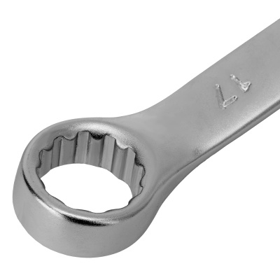 Ключ комбинированный, 17 мм, CrV, матовый хром Stels по ценам производителя в Уфе с доставкой по всей России