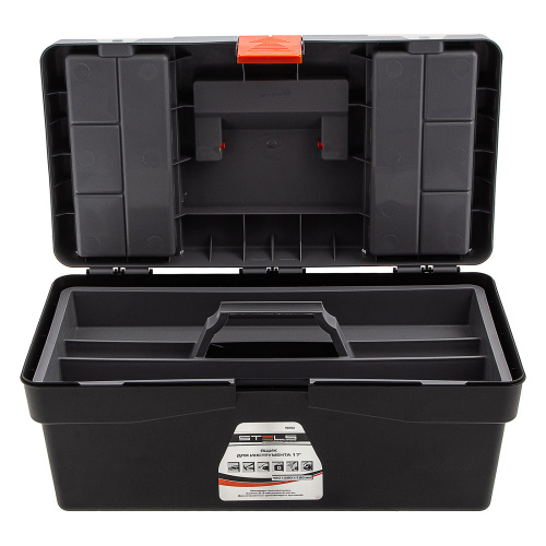 Ящик для инструмента 17", 420 х 220 х 180 мм, пластик Stels по ценам производителя в Уфе с доставкой по всей России