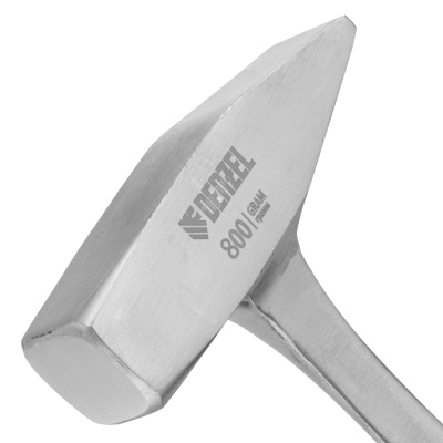 Молоток слесарный 800 г, цельнометаллический, двухкомпонентная рукоятка Denzel по ценам производителя в Уфе с доставкой по всей России