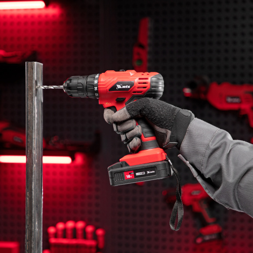 Дрель-шуруповерт аккумуляторная MCDL-18-02, Li-Ion, 18 В, 2 акк. MTX по ценам производителя в Уфе с доставкой по всей России