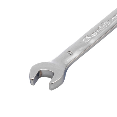 Ключ комбинированный трещоточный, 9 мм, CrV, шарнирный, зеркальный хром Matrix по ценам производителя в Уфе с доставкой по всей России