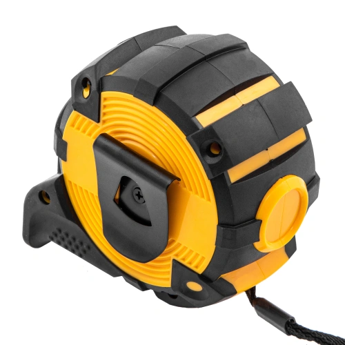 Рулетка 8м х 32мм, автоматич. фиксац., нейлон. покрытие, магнит. зацеп, двухстор. разметка Denzel по ценам производителя в Уфе с доставкой по всей России