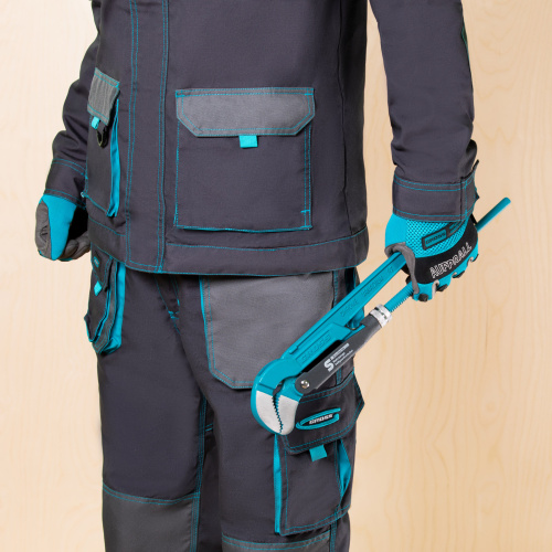 Ключ трубный рычажный 1.5, №2, цельнокованый, CrV, тип "S" Gross по ценам производителя в Уфе с доставкой по всей России