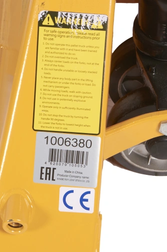 Тележка гидравлическая 2000 кг 1150 мм резиновые колеса XILIN DB по ценам производителя в Уфе с доставкой по всей России