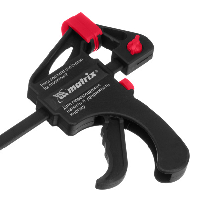 Струбцина универсальная, быстрозажимная, F-образная, 300 х 415 х 45 мм, пластиковый корпус Matrix по ценам производителя в Уфе с доставкой по всей России