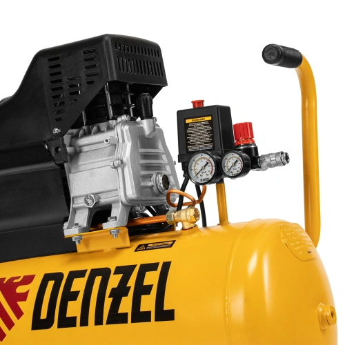 Компрессор воздушный, прямой привод DC1500/50, 1.5 кВт, 50 литров, 220 л/мин Denzel по ценам производителя в Уфе с доставкой по всей России