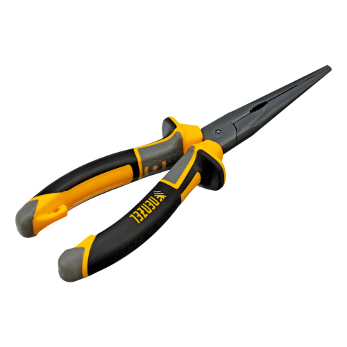 Длинногубцы прямые 205 мм, трехкомпонентные рукоятки Denzel по ценам производителя в Уфе с доставкой по всей России