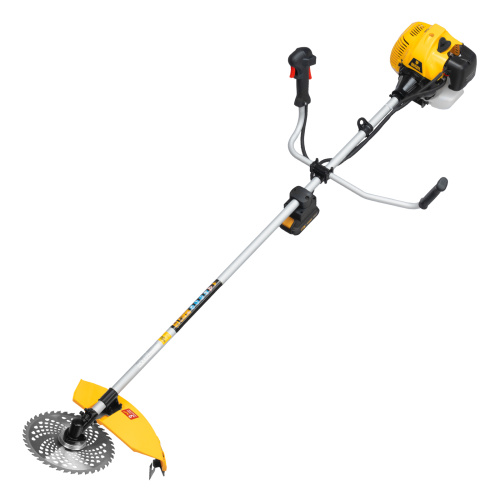 Триммер бензиновый DT-52E, 52 см3, неразъемная штанга, электростартер, состоит из 2 частей Denzel по ценам производителя в Уфе с доставкой по всей России